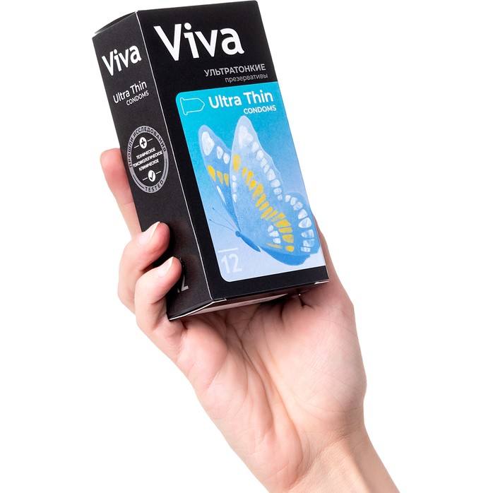 Ультратонкие презервативы VIVA Ultra Thin - 12 шт. Фотография 4.