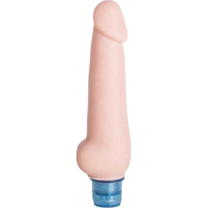 Телесный вибромассажёр Vibro Realistic Cock Dildo - 19,5 см