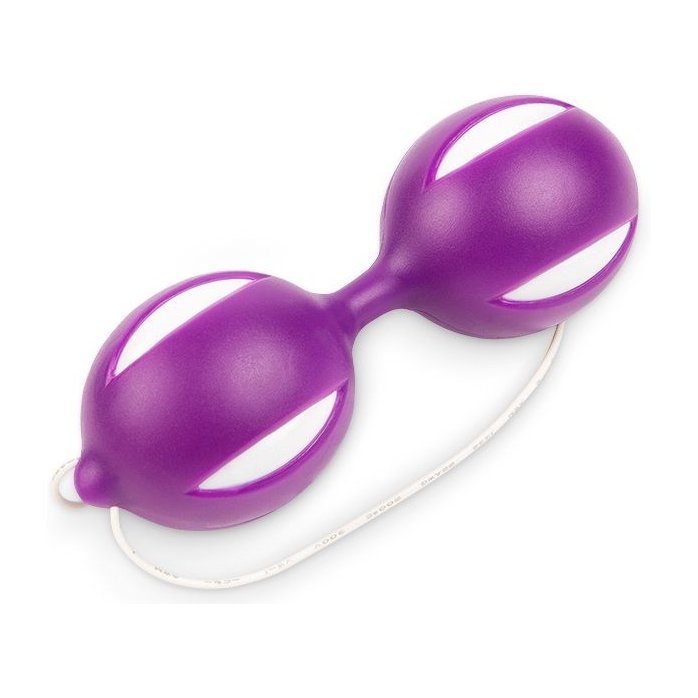Фиолетовые вагинальные шарики с петелькой. Фотография 3.
