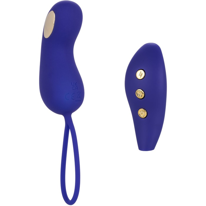 Фиолетовый вибротренажёр Кегеля с электростимуляцией Intimate E-Stimulator Remote Teaser - Impulse