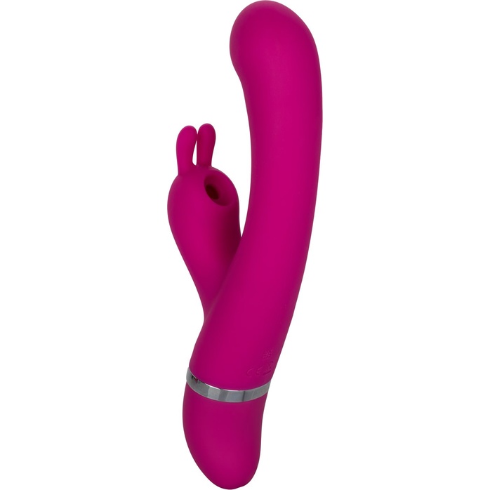 Лиловый вибратор-кролик Foreplay Frenzy Bunny Kisser. Фотография 5.