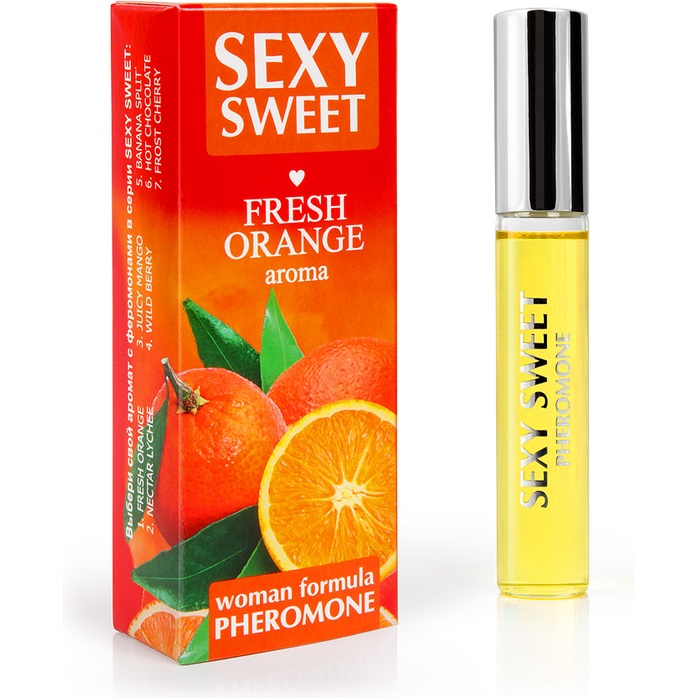 Парфюмированное средство для тела с феромонами Sexy Sweet с ароматом апельсина - 10 мл - Серия Sexy Sweet