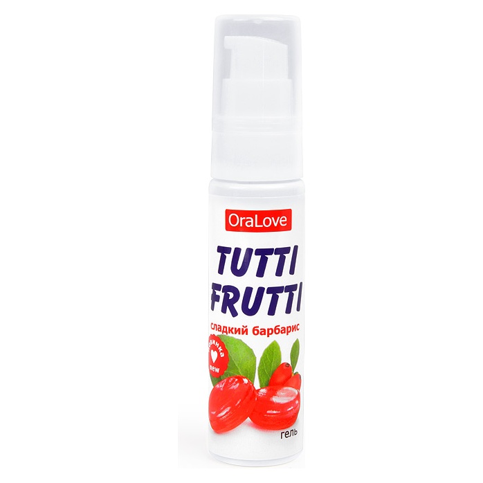 Гель-смазка Tutti-frutti со вкусом барбариса - 30 гр - Серия OraLove. Фотография 2.