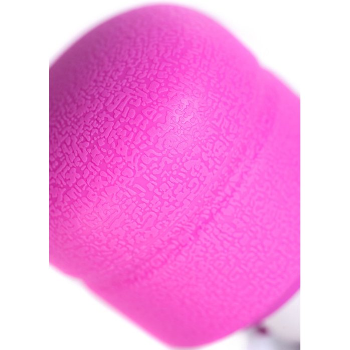 Розовый вибромассажер Love Magic - 32 см. Фотография 9.