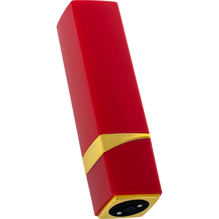 Красный вибратор-помада Pansies - 9 см - Flovetta. Фотография 7.