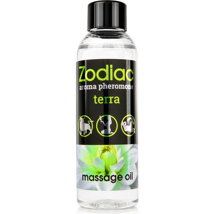 Массажное масло с феромонами ZODIAC Terra - 75 мл - Массажные масла