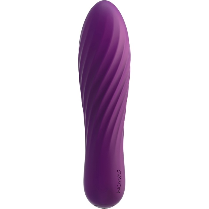 Фиолетовая вибропуля Tulip - 10,6 см