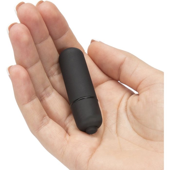 Черная вибропуля X-Basic Bullet Mini 10 speeds - 5,9 см. Фотография 3.