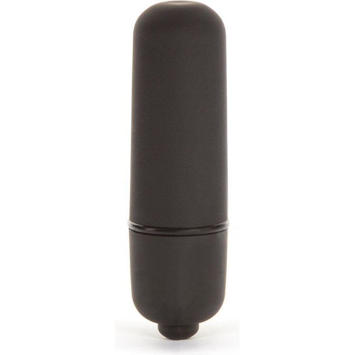 Черная вибропуля X-Basic Bullet Mini 10 speeds - 5,9 см