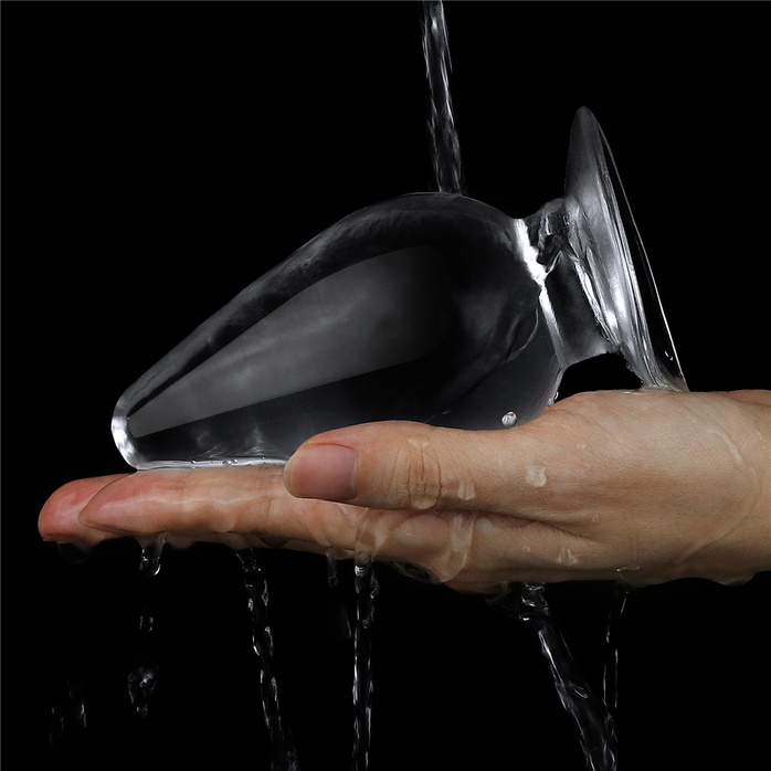 Прозрачная анальная пробка Flawless Clear Anal Plug - 11,5 см. Фотография 6.