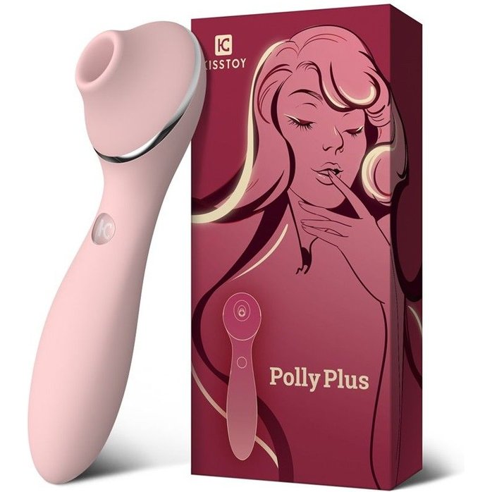 Розовый мембранный вибростимулятор клитора Polly Plus - 16,8 см. Фотография 3.