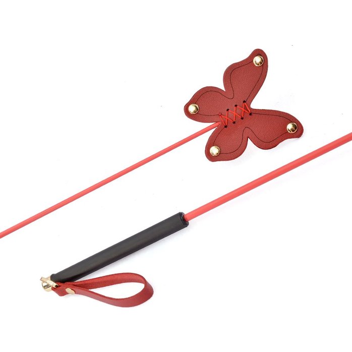 Красный стек Бабочка - 56 см - BDSM accessories