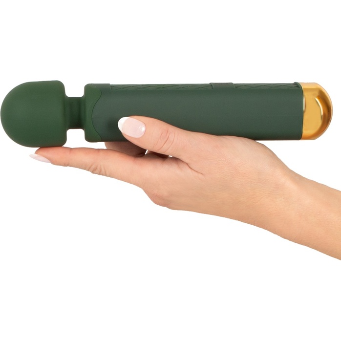 Зеленый wand-вибромассажер Luxurious Wand Massager - 22,2 см - You2Toys. Фотография 4.