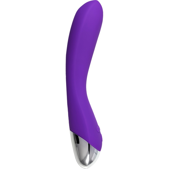 Фиолетовый вибратор «Дрючка-удовольствие» - 20,5 см. Фотография 4.