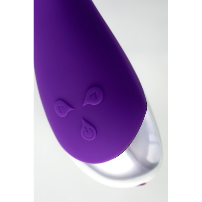 Фиолетовый вибратор «Дрючка-удовольствие» - 20,5 см. Фотография 8.