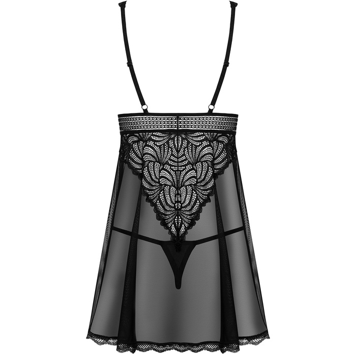 Эффектная коротенькая сетчатая сорочка Sweetia - Sexy. Фотография 6.