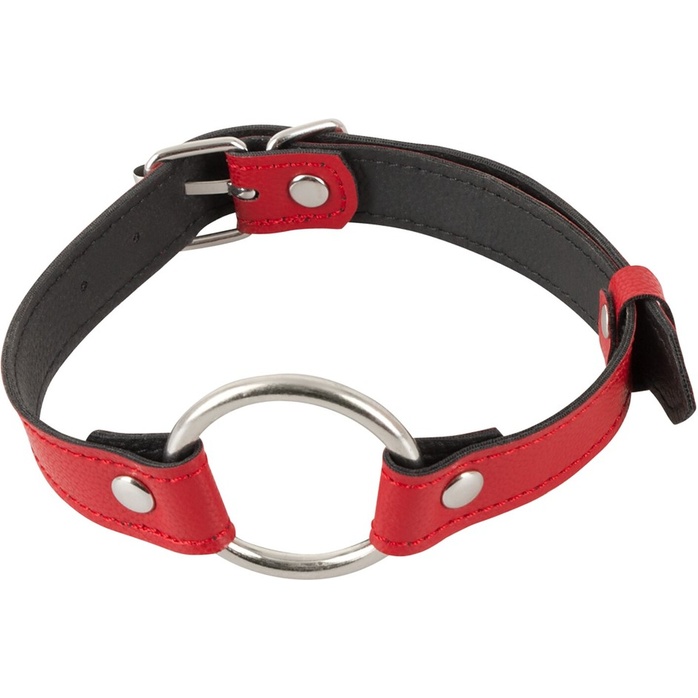 Красный комплект БДСМ-аксессуаров Harness Set - Bad Kitty. Фотография 7.