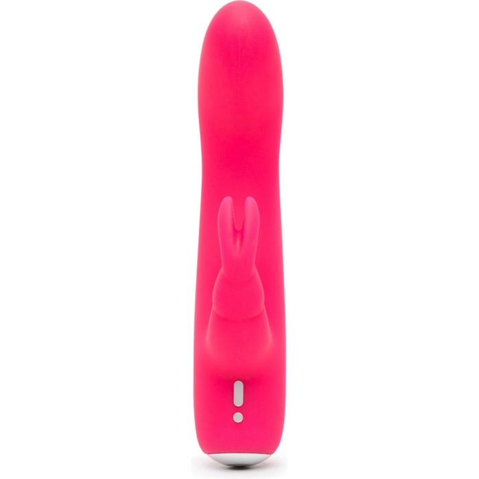 Розовый вибратор-кролик Rechargeable Mini Rabbit Vibrator - 15,2 см. Фотография 3.