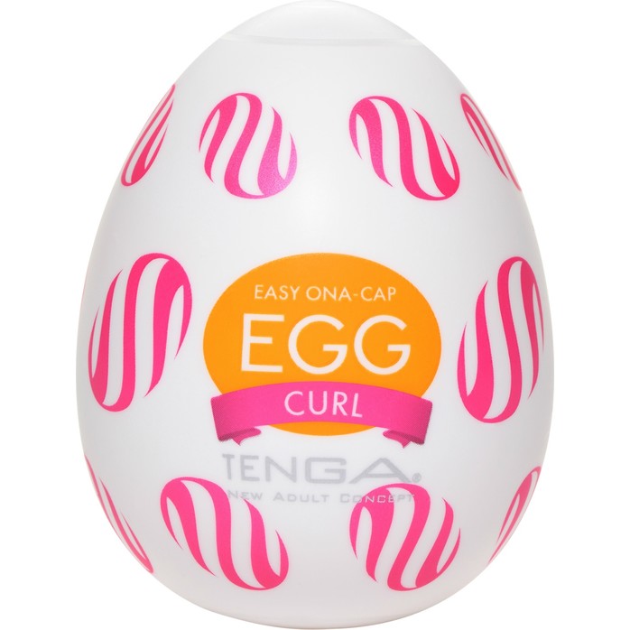 Мастурбатор-яйцо CURL - EGG Series
