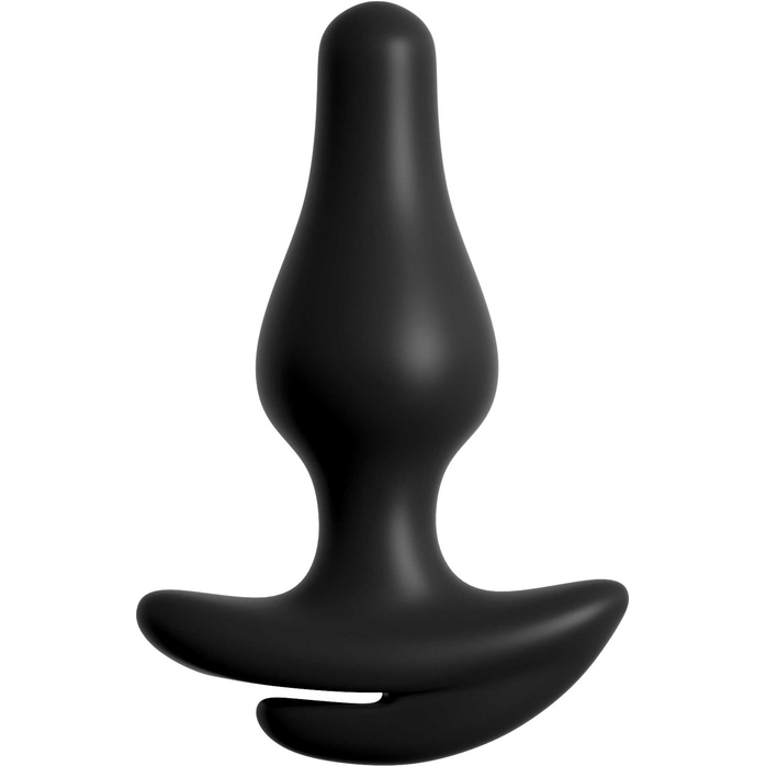 Черные трусики Remote Bowtie Bikini XL-XXL с вибрацией и анальным стимулятором - Hookup Panties. Фотография 6.