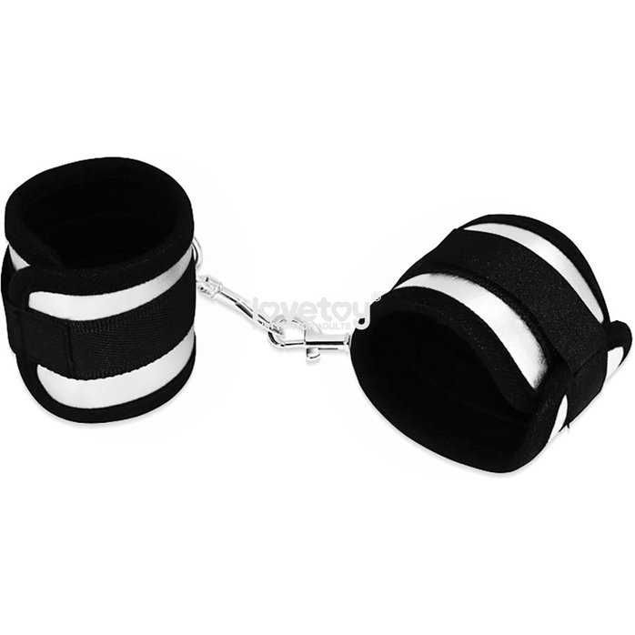 Серебристо-черные наручники Struggle My Handcuff