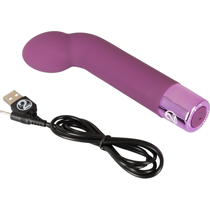 Фиолетовый G-стимулятор с вибрацией G-Spot Vibe - 16 см - You2Toys. Фотография 5.