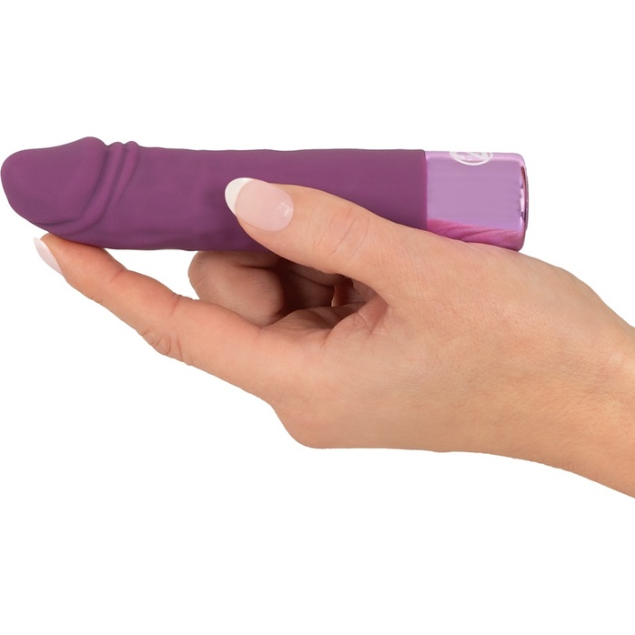Фиолетовый вибратор-реалистик Realistic Vibe - 14,3 см - You2Toys. Фотография 2.