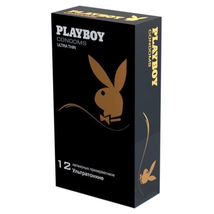Ультратонкие презервативы Playboy Ultra Thin - 12 шт