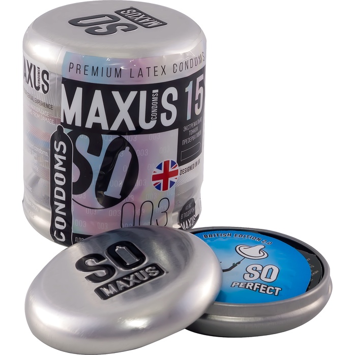 Экстремально тонкие презервативы MAXUS Extreme Thin - 15 шт. Фотография 2.