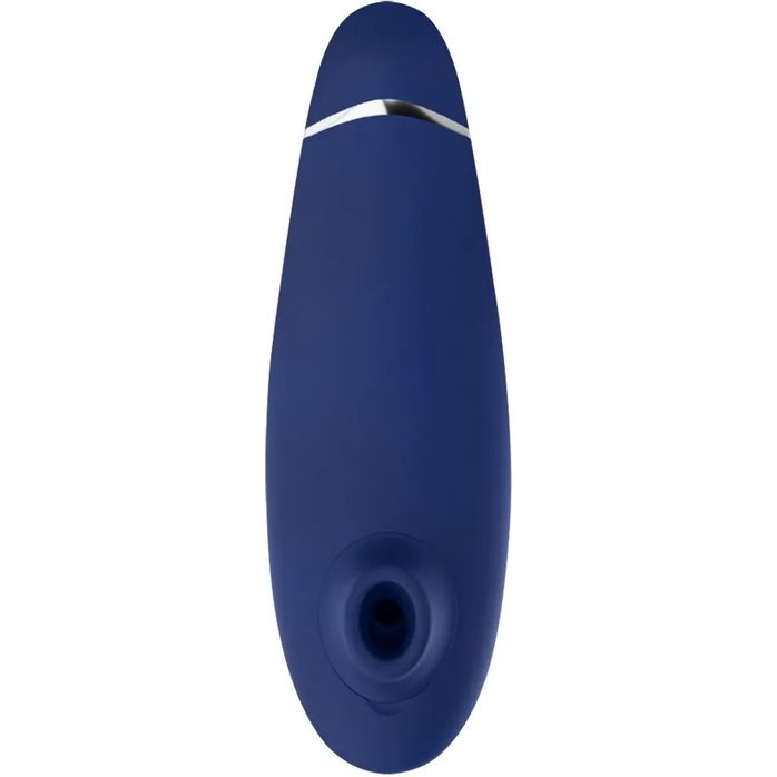 Синий клиторальный стимулятор Womanizer Premium 2. Фотография 3.