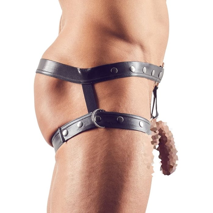 Матовые шорты-сбруя на бедра - Svenjoyment underwear. Фотография 2.