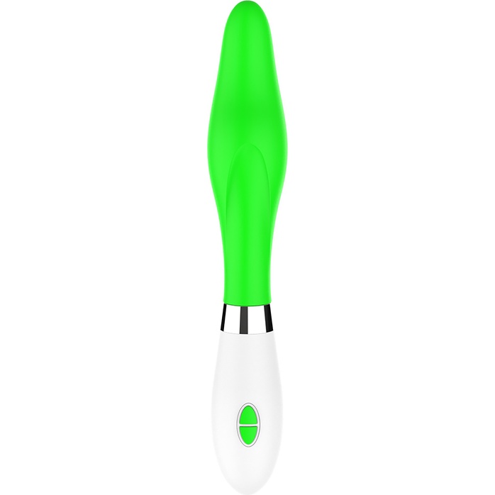 Зеленый фигурный вибратор Athamas - 22,7 см - Luminous. Фотография 2.