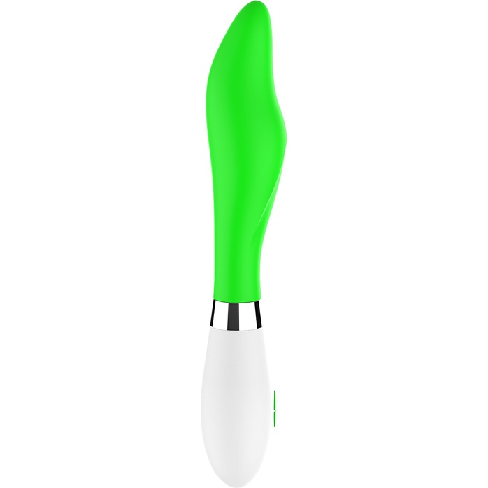 Зеленый фигурный вибратор Athamas - 22,7 см - Luminous. Фотография 3.