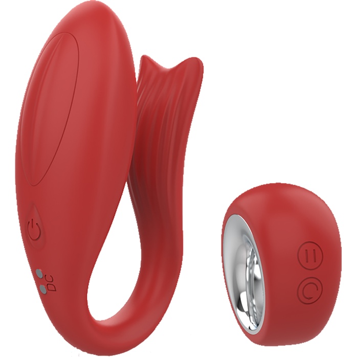 Красный вибратор для пар Pandora - Red Revolution