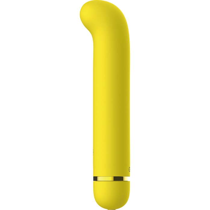 Желтый перезаряжаемый вибратор Flamie - 18,5 см - Fantasy. Фотография 2.