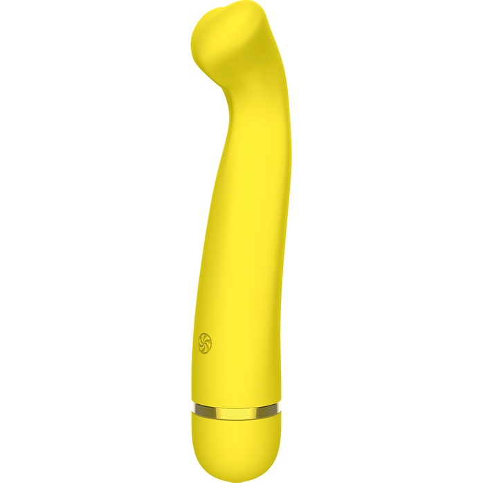 Желтый перезаряжаемый вибратор Raffi - 17,1 см - Fantasy
