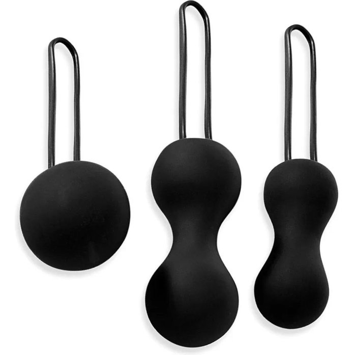 Набор черных вагинальных шариков Je Joue Ami. Фотография 2.