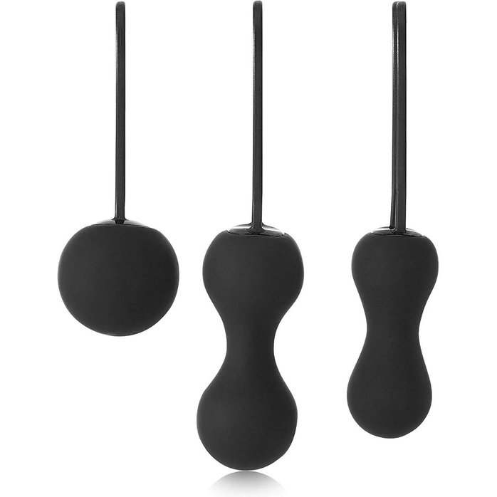 Набор черных вагинальных шариков Je Joue Ami. Фотография 3.