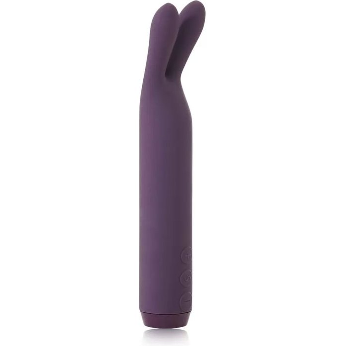 Фиолетовый вибратор с ушками Rabbit Bullet Vibrator - 8,9 см. Фотография 3.