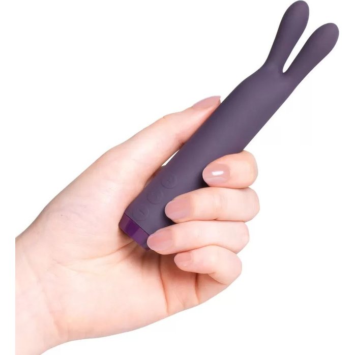 Фиолетовый вибратор с ушками Rabbit Bullet Vibrator - 8,9 см. Фотография 5.