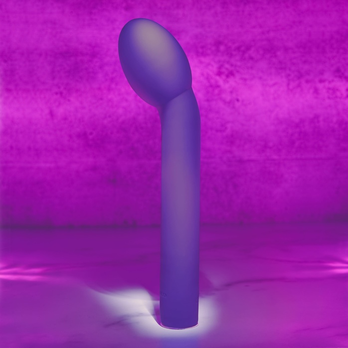Фиолетовый стимулятор зоны G с мощным мотором Sweet Spot - 20 см. Фотография 8.