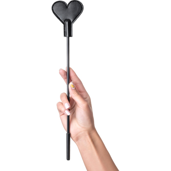 Черный стек со шлепком в форме сердца Anonymo - 35 см - Anonymo. Фотография 5.