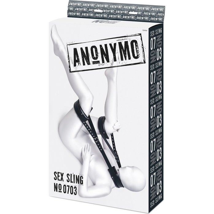 Черные кожаные стропы для фиксации Anonymo - Anonymo. Фотография 9.