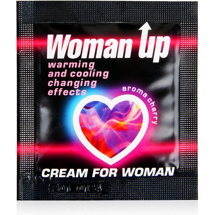 Возбуждающий крем для женщин с ароматом вишни Woman Up - 1,5 гр - Одноразовая упаковка