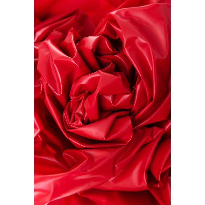 Красная простыня для секса из ПВХ - 220 х 200 см - Black Red. Фотография 5.