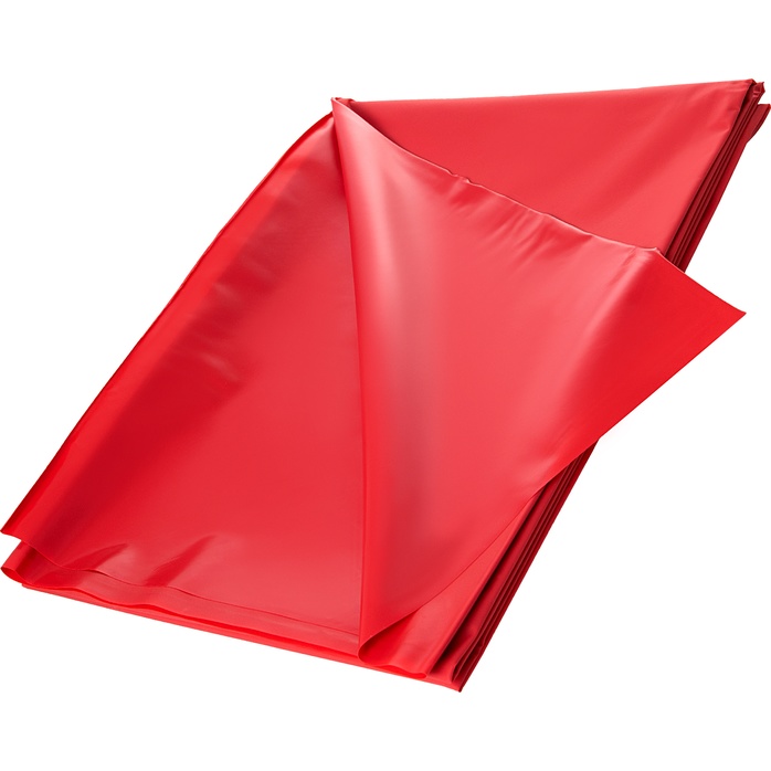 Красная простыня для секса из ПВХ - 220 х 200 см - Black Red
