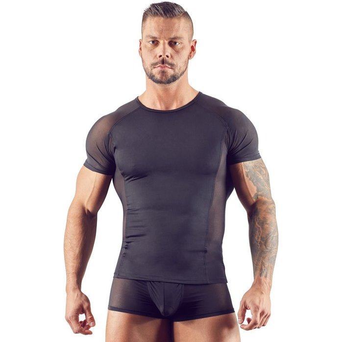 Мужская футболка с сетчатыми вставками по бокам - Svenjoyment underwear. Фотография 2.