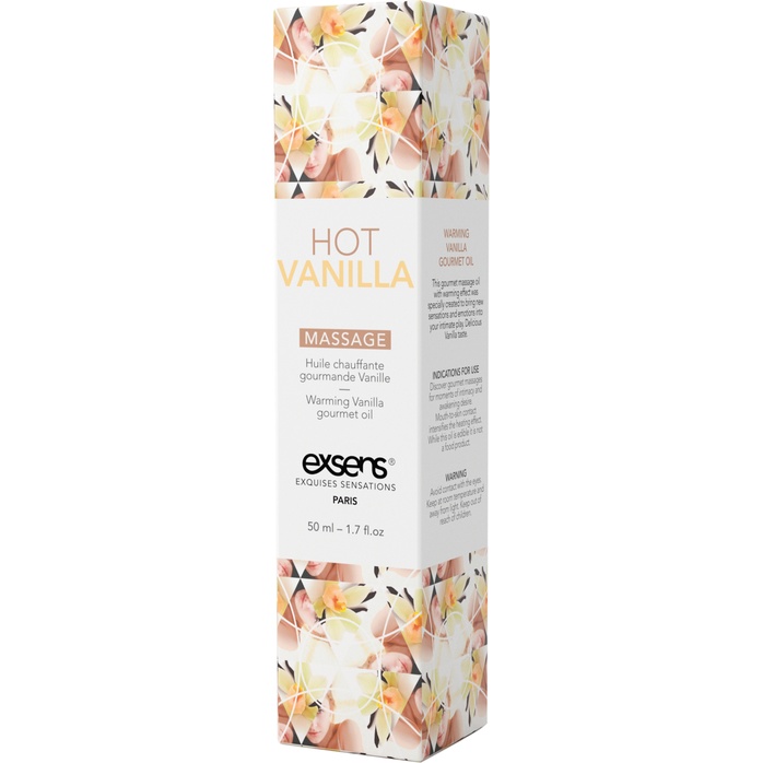 Разогревающее массажное масло с ароматом ванили Gourmet Hot Vanilla - 50 мл. Фотография 3.