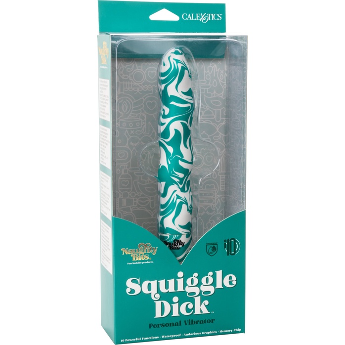 Волнообразный вибратор Squiggle Dick - 15,25 см - Naughty Bits. Фотография 2.