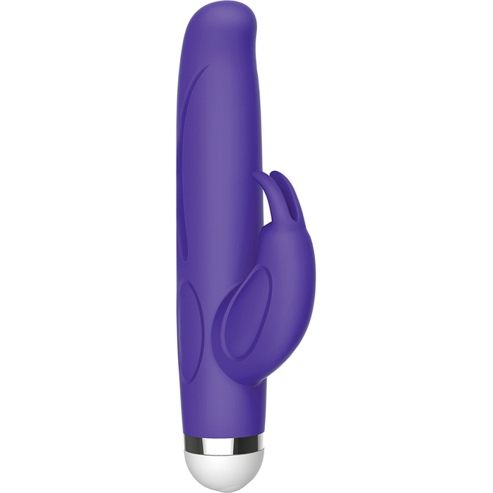 Фиолетовый вибратор-кролик The Mini Rabbit - 13,9 см